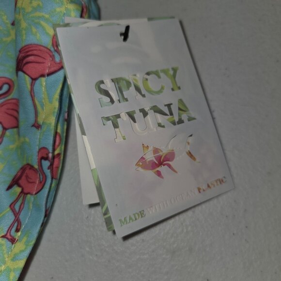 Spicy Tuna Mens Swim Trunks Flamingo Print X-Large 3956 - Picture 8 of 9